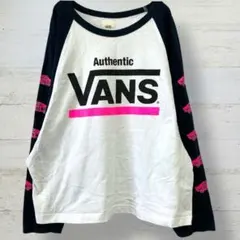 VANS ヴァンズ ラグランT ロゴ入り 七分袖 ストリート F