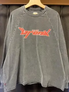 ヴィンテージライクロゴラグランロングスリーブTシャツ 古着