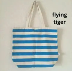 flying tiger フライングタイガー ボーダー トートバッグ