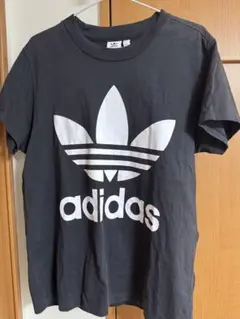 adidas BIG TREFOIL TEE 黒 Tシャツ Lサイズ