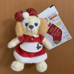 クッキーアン　ぬいぐるみバッジ　クリスマス　2024年 ディズニーシー
