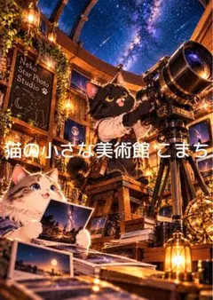 〈一枚限りの作品〉星空写真館の猫たち