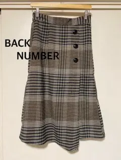 チェックスカート ロングスカート