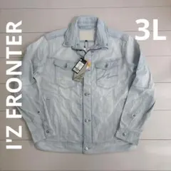 I'Z FRONTIER 7410 デニムジャケット アイスブルー 3Lのサムネイル