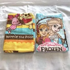 【ちこ様専用】ディズニーアナ雪&くまのプーさん タオル2枚セット フェイスタオル