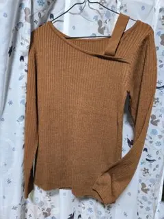 グレイル　リブニット　ワンショルダー