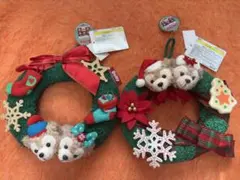 ダッフィー シェリーメイ　クリスマスリース　セット