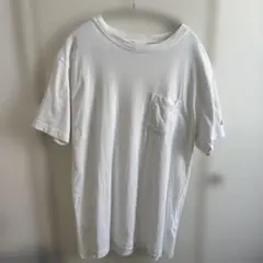 Champion チャンピオン ポケットTシャツ ホワイト LARGE