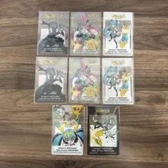 ポケモン 初音ミク ポケミクライブ ららぽーと特典 クリアカード 全5種 8枚