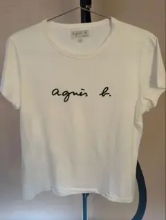 アニエスべー Agnes b Tシャツ カットソー 白 ホワイト サイズ3