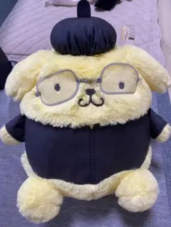 サンリオ ポムポムプリン BIG ぬいぐるみ　ブラックフライデー ポムポムプリン ブラックフライデー BIG ぬいぐるみ ナムコ限定