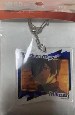 ☆ 進撃の巨人　アクリルキーホルダー　ミカサ①