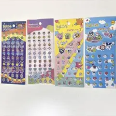 たまごっち プチプチシール セリア　4枚セット　①