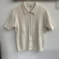 P*i様 UNIQLOリブポロカーディガン