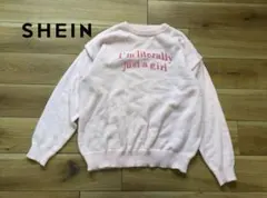 試着のみ　《 SHEIN 》 レディース　XLサイズ　ニット　ピンク