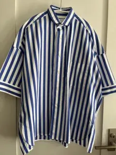 ねこ様専用　新品　TICCAティッカ　ストライプシャツブラウス　かぐれのサムネイル