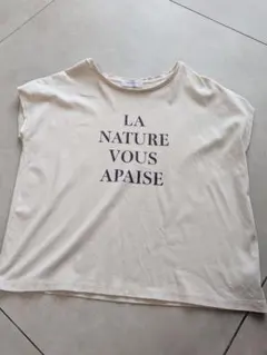 SIMPLICITE ロゴTシャツ 半袖 アイボリーのサムネイル