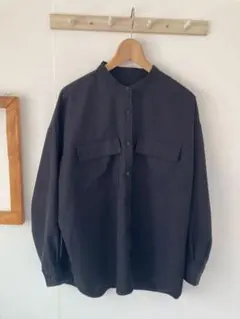 GU ブラック 長袖シャツ Sサイズ