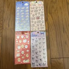 Can★Do ぷくっとシール サンリオ ちいかわシール 計４点