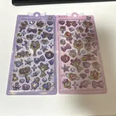 【正規品】マジカル2種 パープル ピンク ボンボンドロップシール