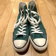 CONVERSE グリーン ハイカットスニーカー