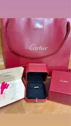正規品】カルティエ ラブリング K18YG (約12号）保証書・箱・紙袋付