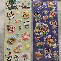 【海外ライセンス】クレヨンしんちゃんシール 2枚セット