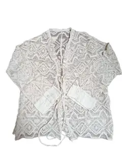 Plage R'IAM-PLAGE アイボリー レース カーディガン 長袖