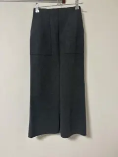 【NATURAL BEAUTY BASIC】アウトポケットナロースカート