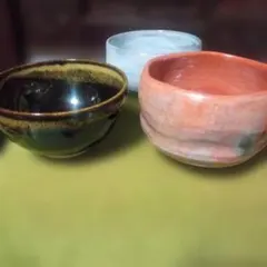 抹茶茶碗 5客セット】 在銘 お稽古用 味わい異なる5種 - メルカリ