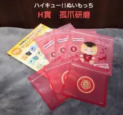 ハイキュー!! ぬいもっち フリューくじ H賞 ジッパーバッグ 孤爪研磨