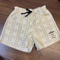 Algy チェック柄 ハーフパンツ 130cm
