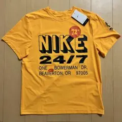 NIKE ナイキ オレンジ 猫デザイン Tシャツ メンズ XLサイズ