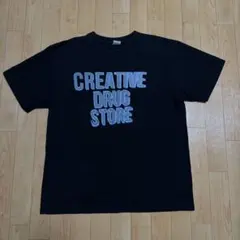 【新品未開封】CREATIVE DRUG STORE logo Tee 新品未開封】creative drug store logo Tee NAVY - メルカリ