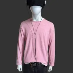 00s archive layered L/S tee cboy pink 短丈