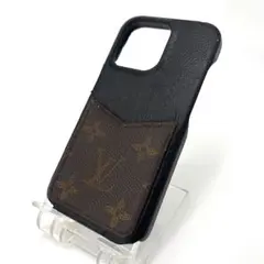 ルイヴィトン iPhoneケース 13pro バンパー モノグラム ブラック