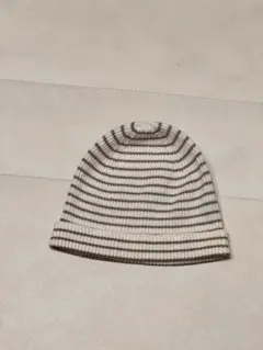 ZARA ボーダーニット帽