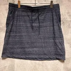Columbia コロンビア 杢調 スカート 膝丈 XL 灰 綿 タウンユースのサムネイル