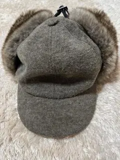 14＋　イチヨンプラス　フライトキャップ　ファー付きキャップ