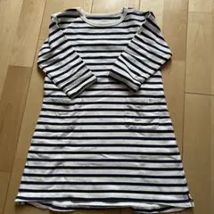 ビームスミニ　ボーダーワンピース　110