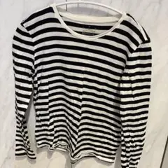 ストライプ 長袖Tシャツ Mサイズ　無印良品