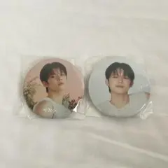 ヨンジュン 缶バッジ 2個セット ACT:TOMORROW カプセルトイ