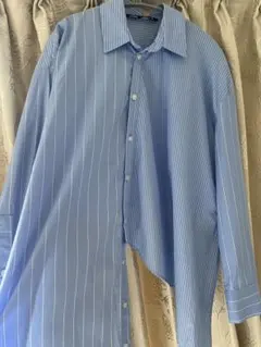 zaraブラウス長袖水色