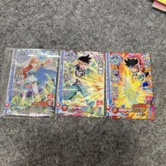 レア　最強ジャンプ付録キャラクターカードセット覚醒ポップ 3枚