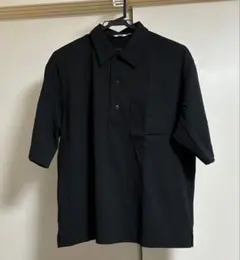 UNIQLO U ユニクロ エアリズムコットンポロシャツ L 黒 476217