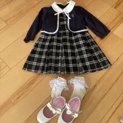 入学式 フォーマル　ディズニーの白の靴付き！！