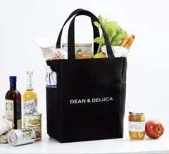 DEAN & DELUCA ロゴトートバッグ ブラック