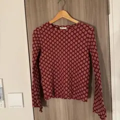 Freak's store フリークスストア　長袖　花柄　カットソー