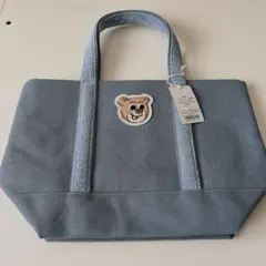 【新品】ラブラリーバイフェイラー オールドテディ ワッペントート ライトブルーL