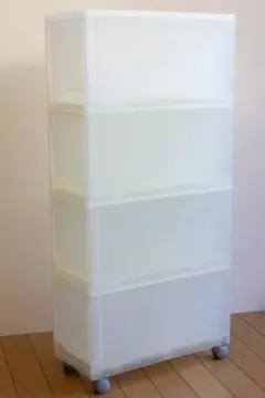 【無印良品】ポリプロピレン 収納ストッカー キャスター付３_B
